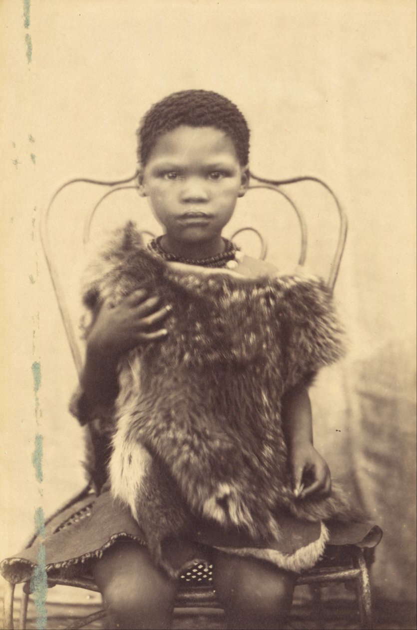 Betty, fillette hotentotte (ragazza ottentotta), 9 anni. da Napoleon Bonaparte