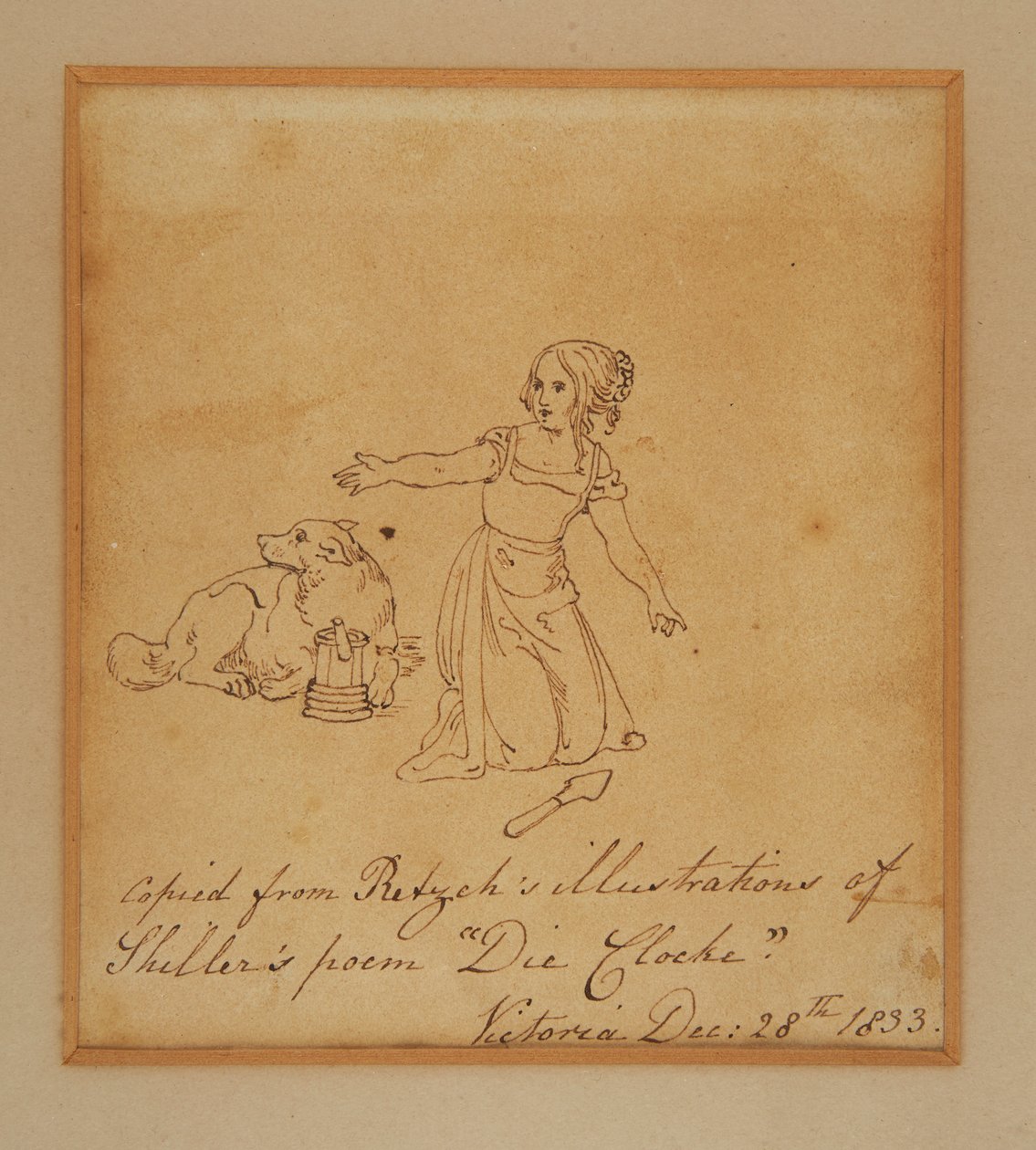 Schizzo della Principessa Vittoria da Princess Royal (1840 1901) Victoria