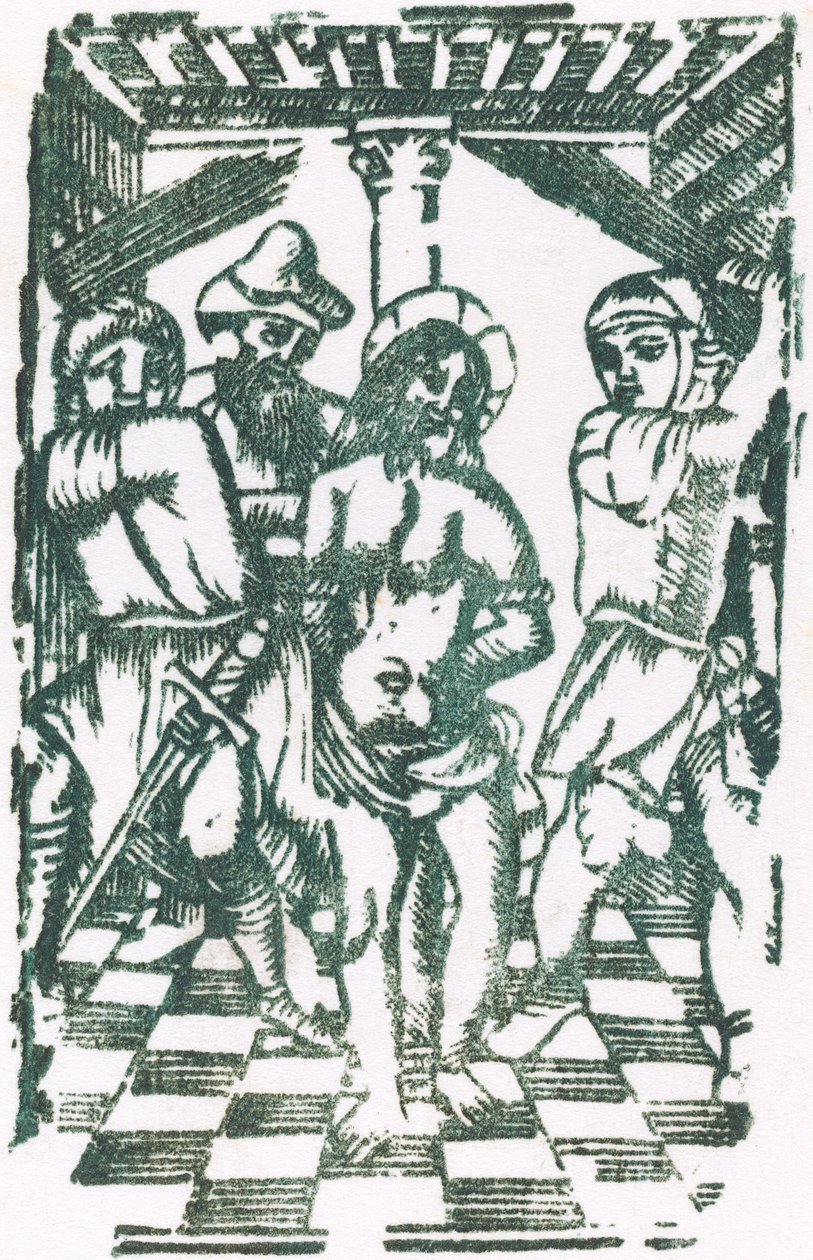 La flagellazione da Probably French 16th Century