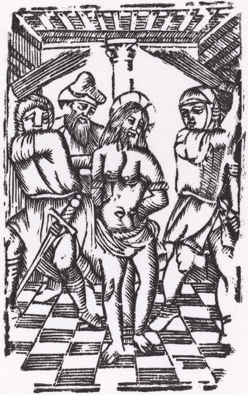 La flagellazione da Probably French 16th Century