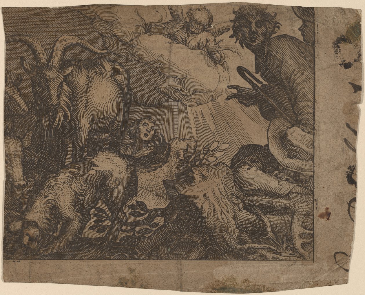 Annunciazione ai pastori da Probably Netherlandish 17th Century