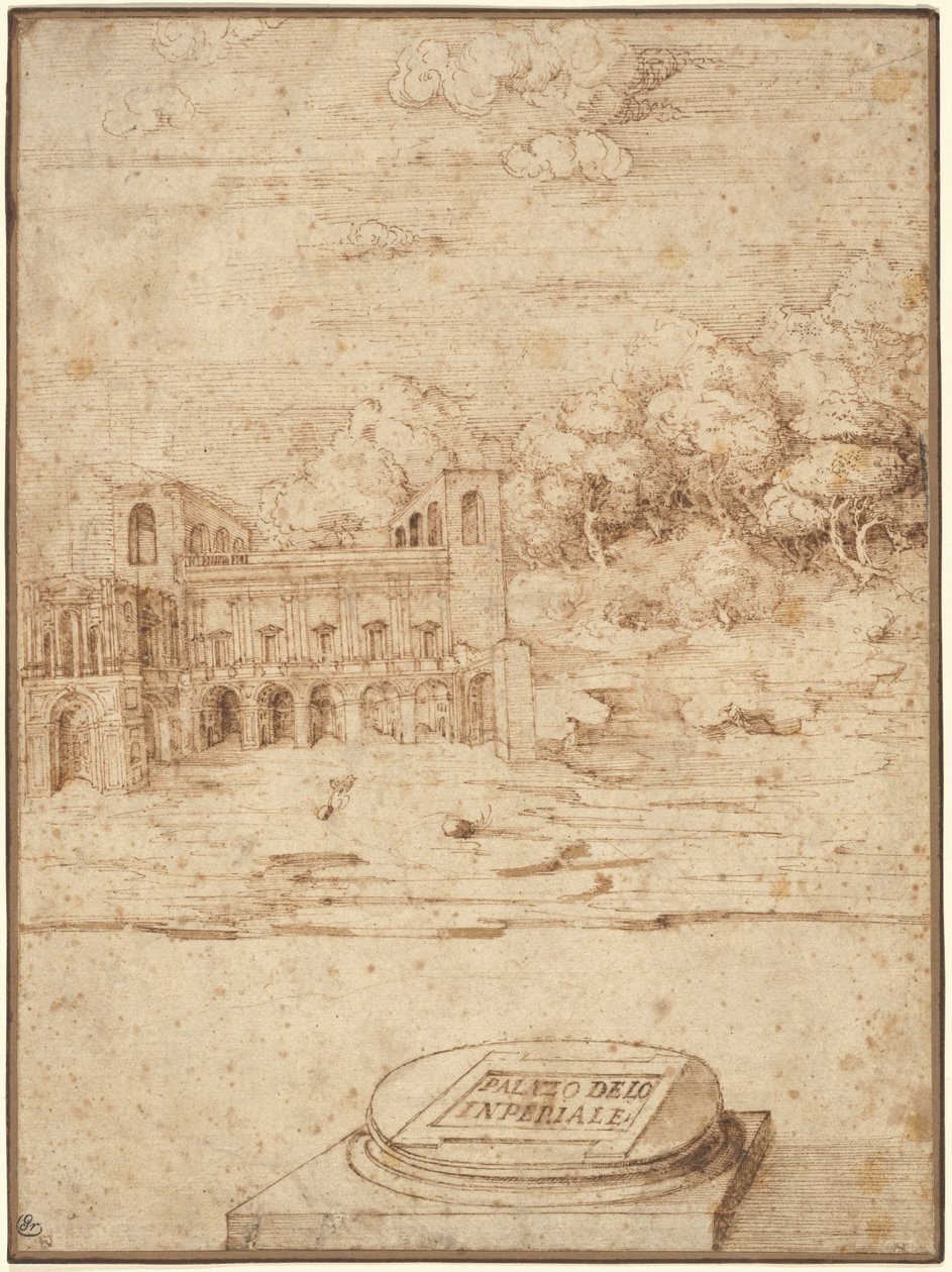 La Villa Imperiale da Probably Titian Venetian 16th Century