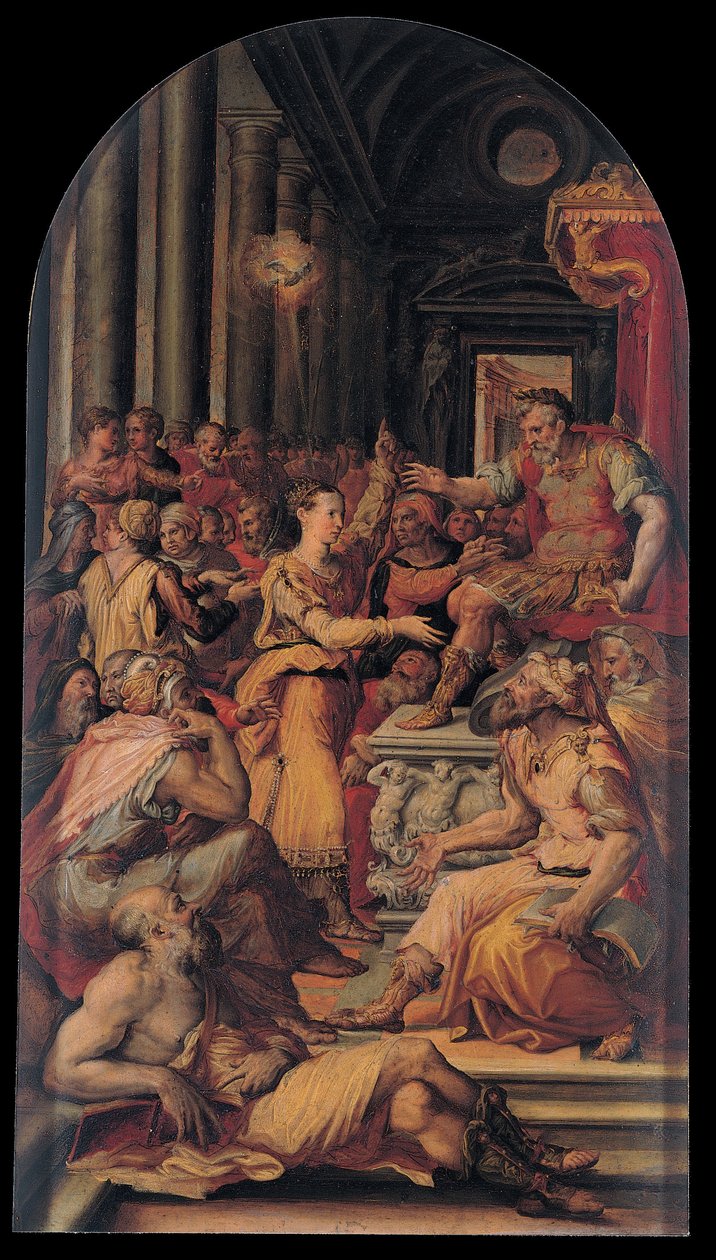 La disputa di Santa Caterina da Prospero Fontana