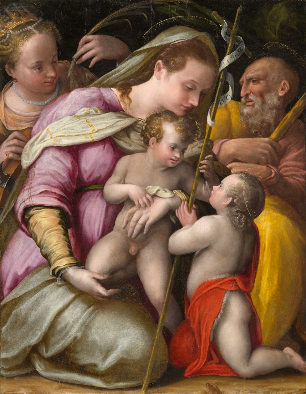 Sacra Famiglia con Santa Caterina d
