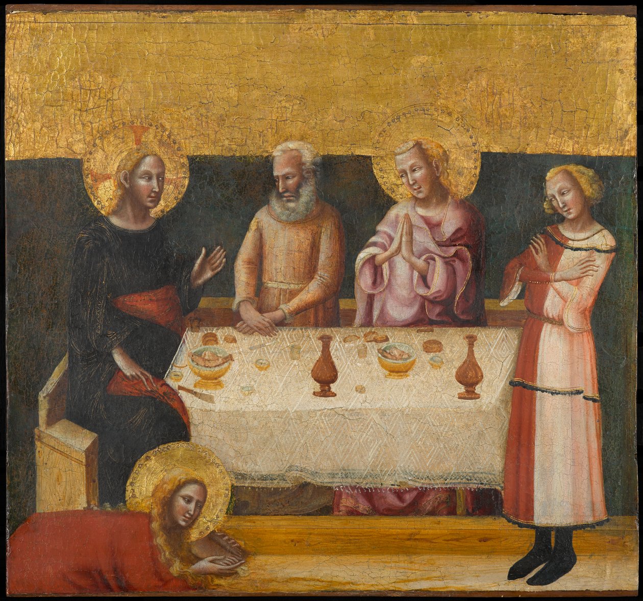 Maria Maddalena lava i piedi di Cristo, circa 1325-1330 da Pseudo Jacopino di Francesco