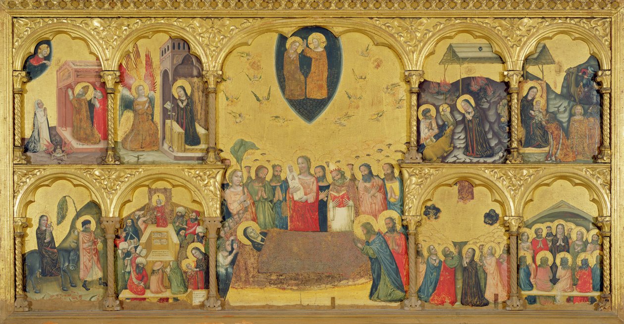 Polittico della Dormizione della Vergine da Pseudo Jacopino di Francesco