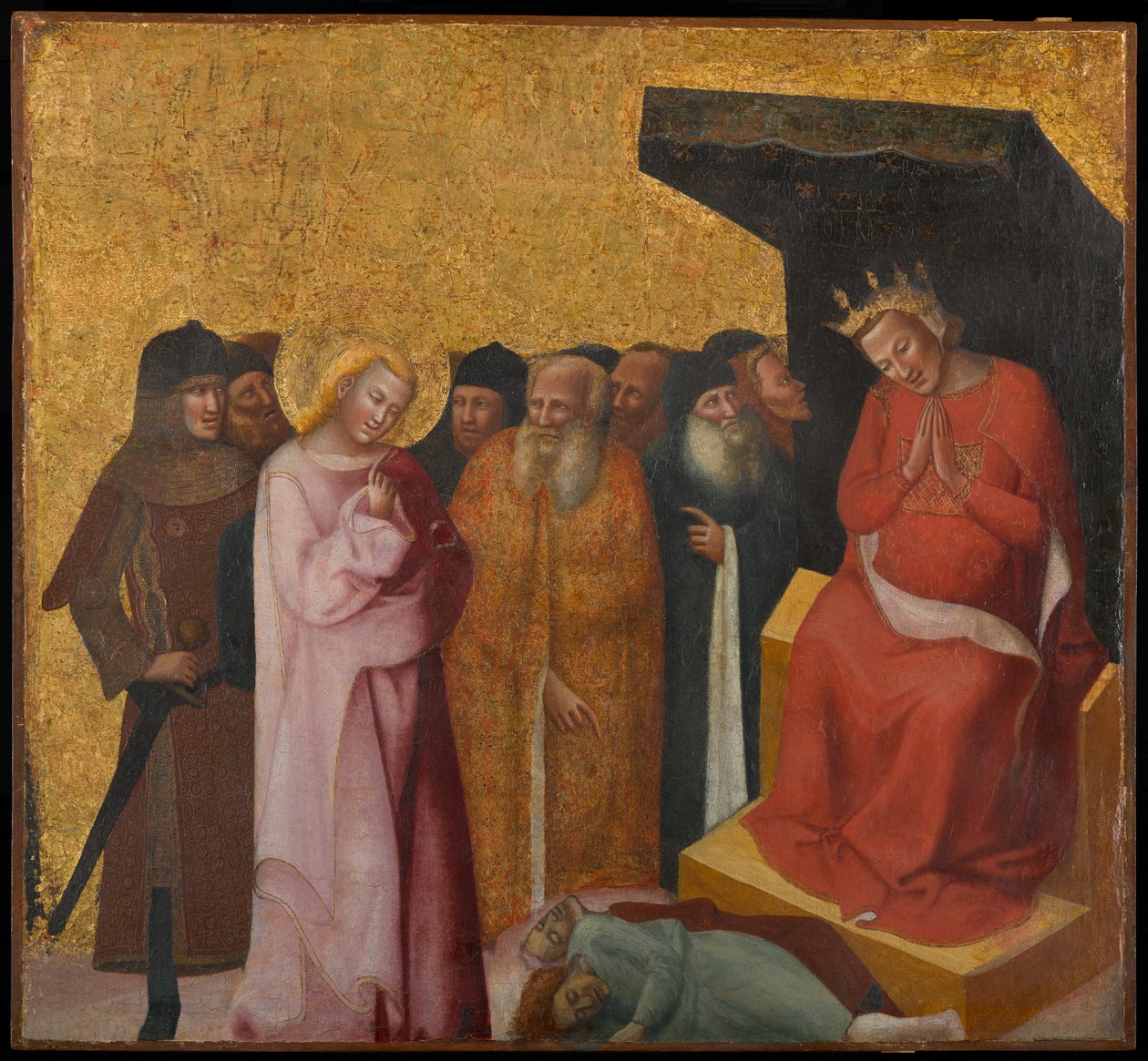 San Giovanni Evangelista che resuscita due uomini, circa 1325-1330 da Pseudo Jacopino di Francesco