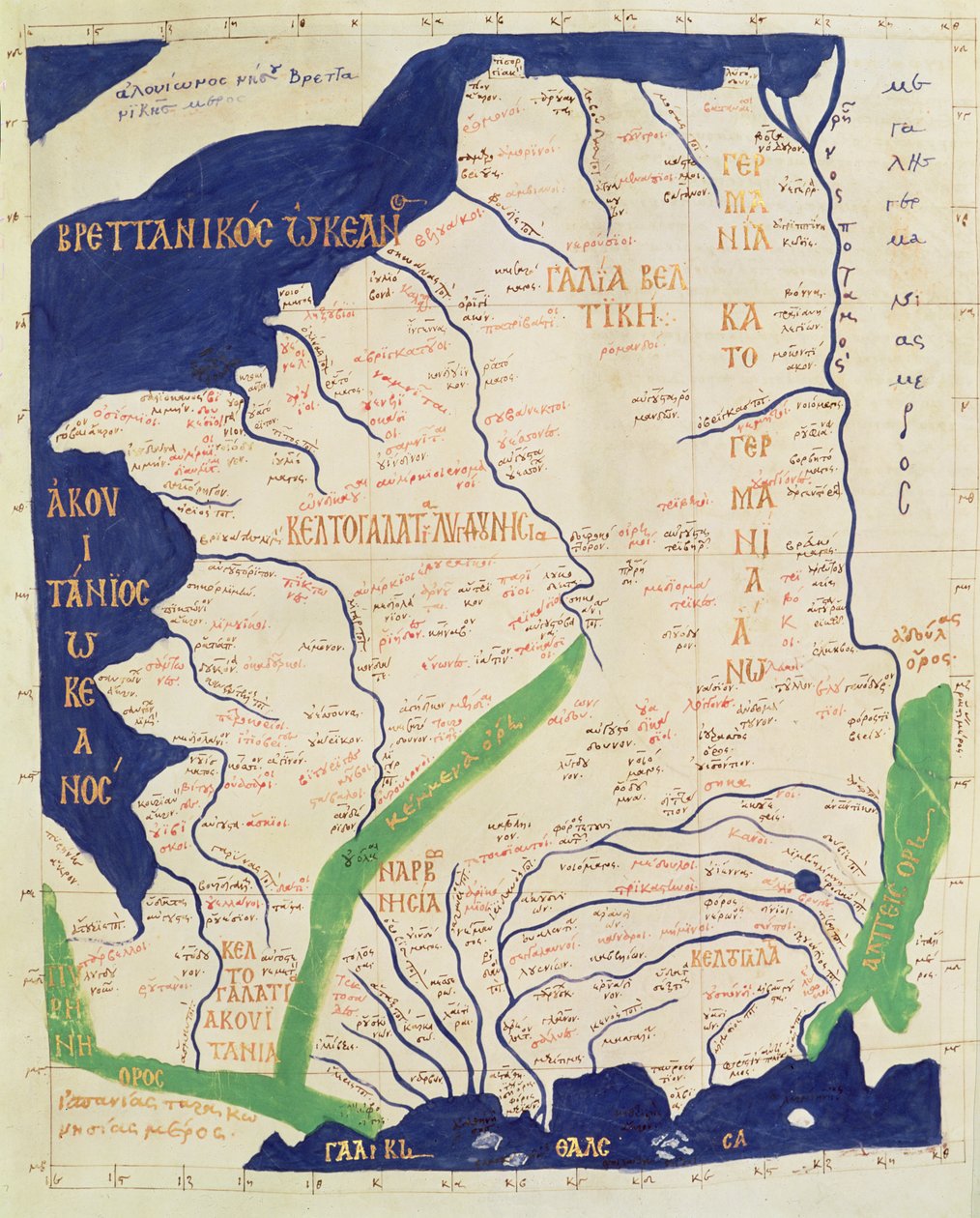 Mappa della Francia, da 