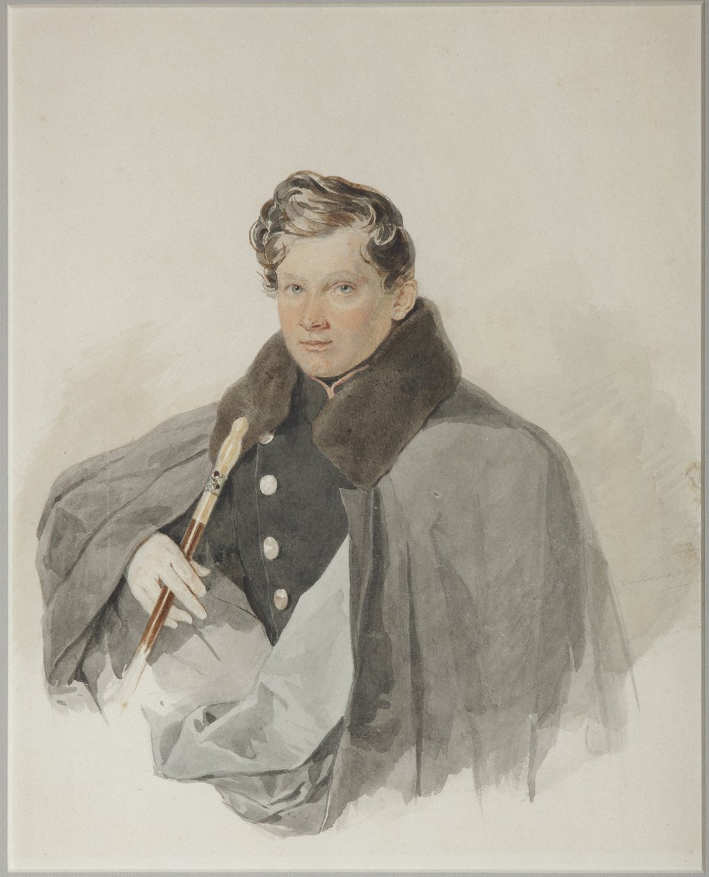 Ritratto del conte Sergey Vasilyevich Trubetskoy 1815-1859, 1835 da Pyotr Fyodorovich Sokolov