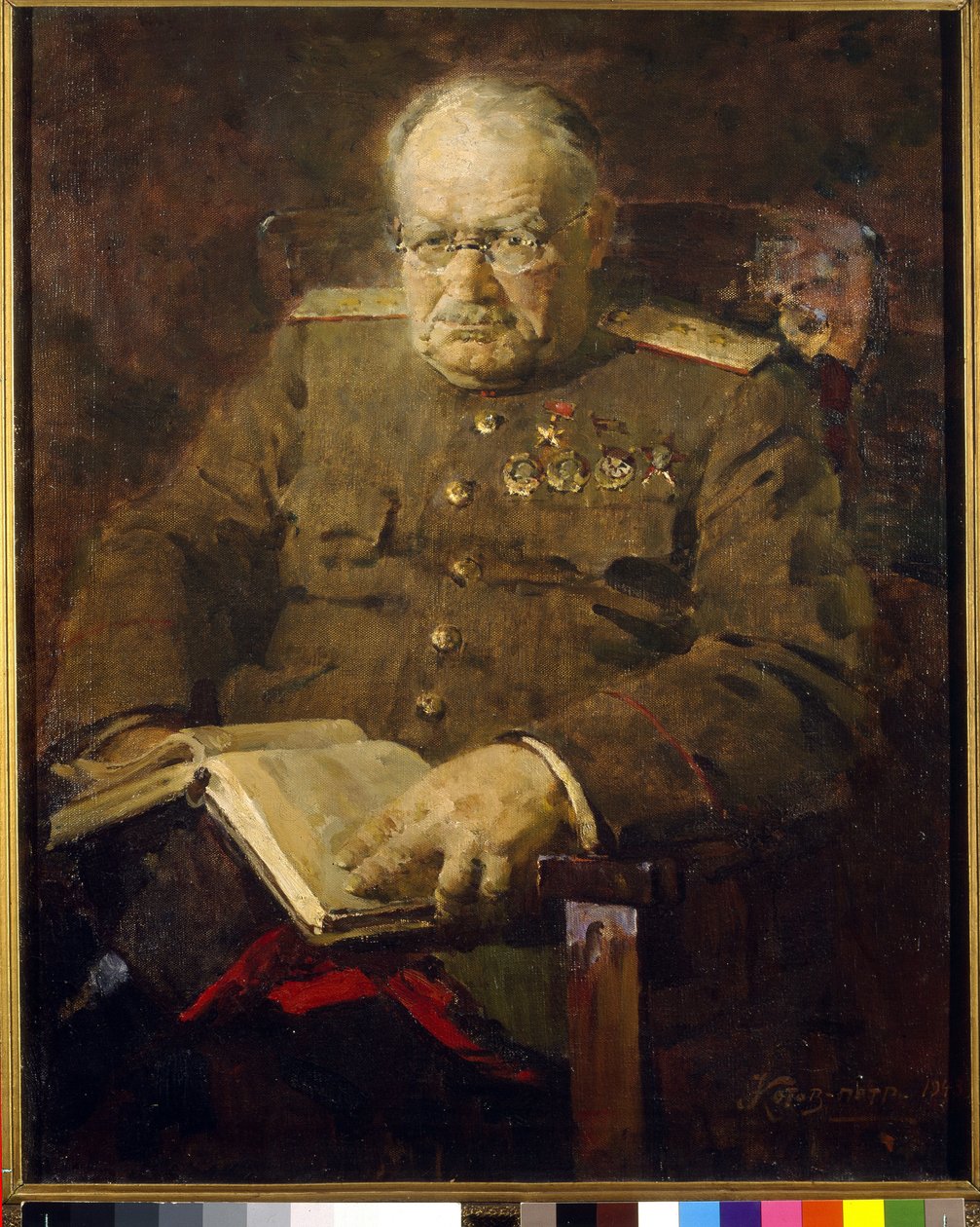 Ritratto del neurochirurgo e accademico Nikolai N. Bourdenko (1876-1946) da Pyotr Ivanovich Kotov