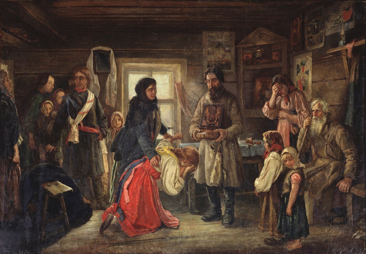 Prima del matrimonio, 1900s da Pyotr Ivanovich Tselebrovski