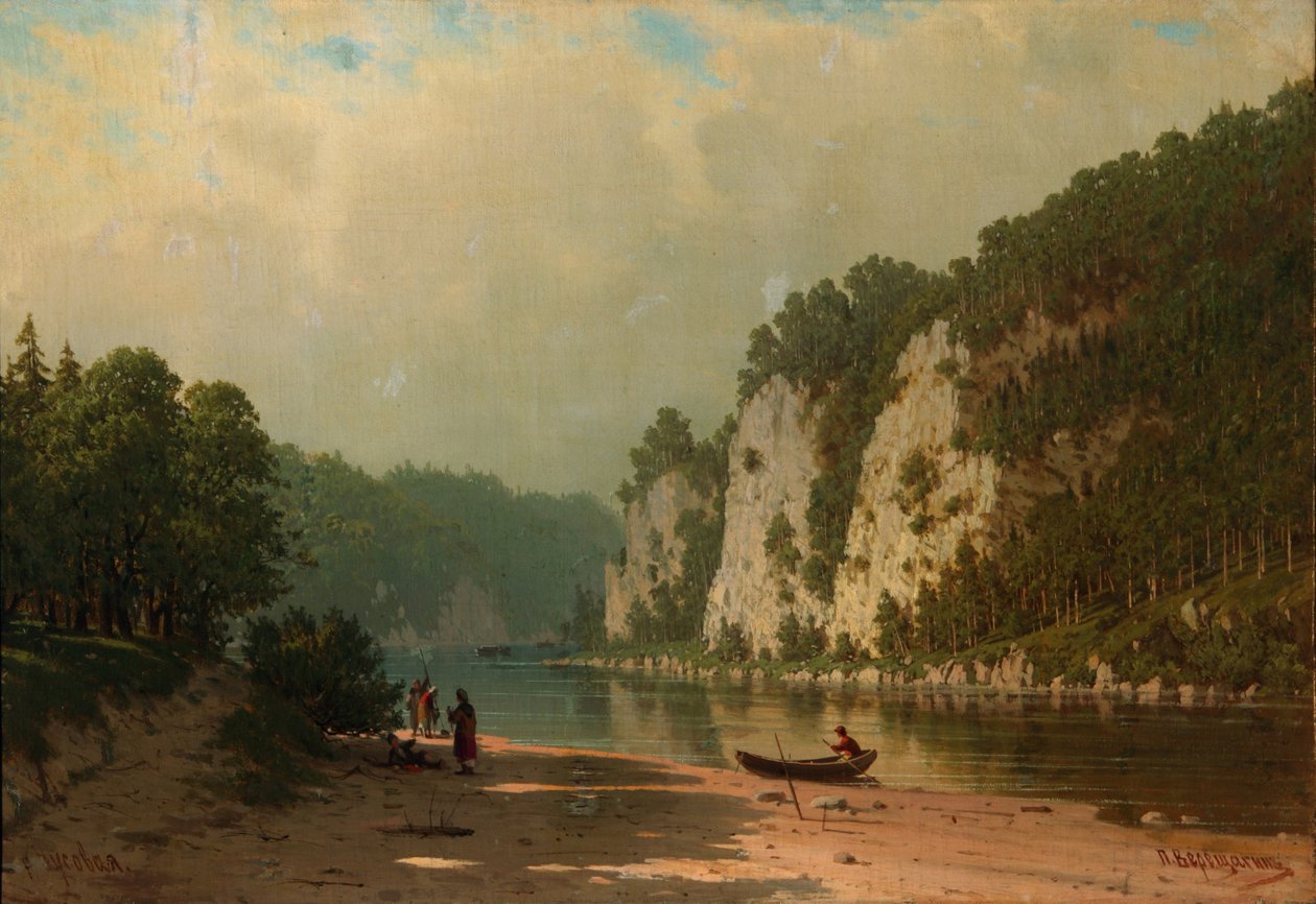 Fiume Chusovaya da Pjotr ​​​​Petrowitsch Wereschtschagin