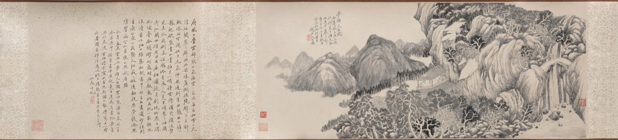 Viaggio onirico al Monte Tiantai da Qian Du