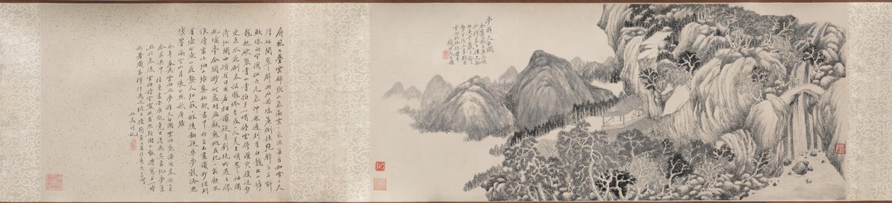 Viaggio onirico al Monte Tiantai da Qian Du