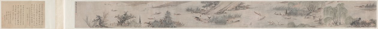 La gioia del pescatore, 1572 da Qian Gu