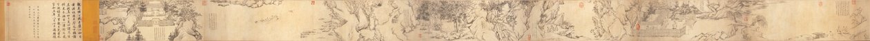 Illustrazione al secondo poema in prosa sulla Scogliera Rossa da Qiao Zhongchang