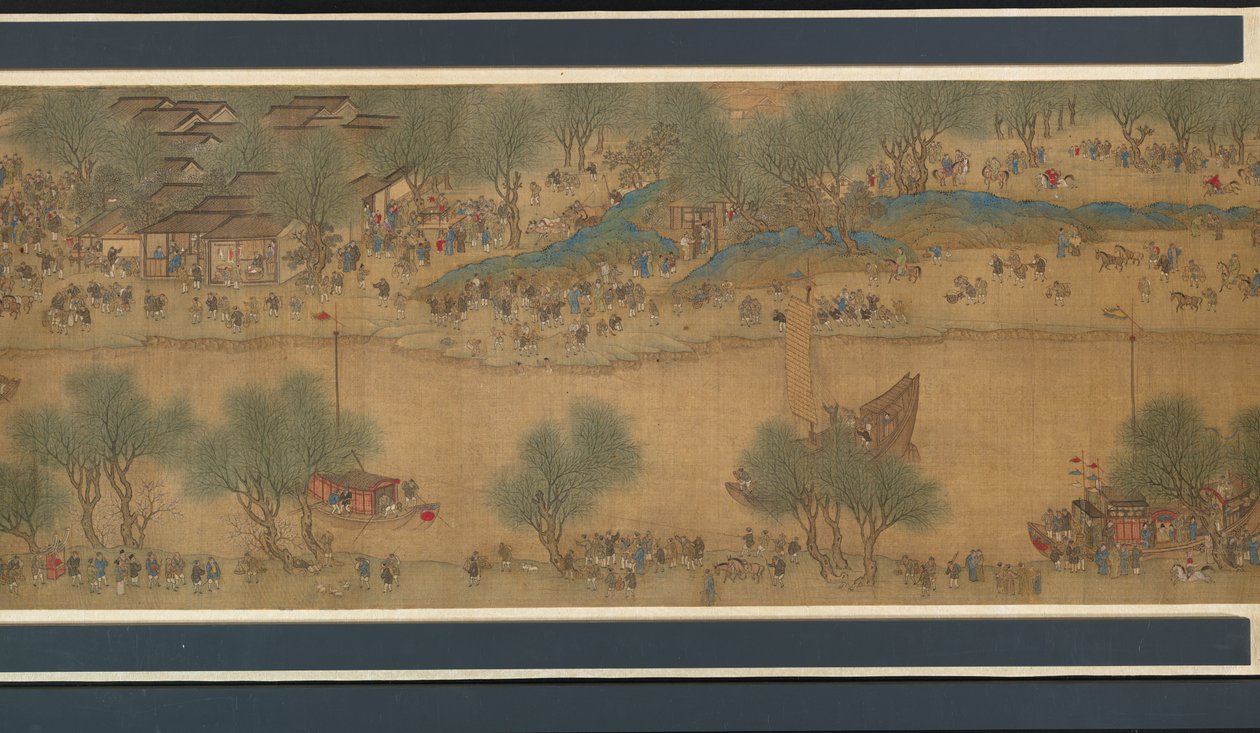 Festival di primavera sul fiume da Qing Dynasty Chinese School