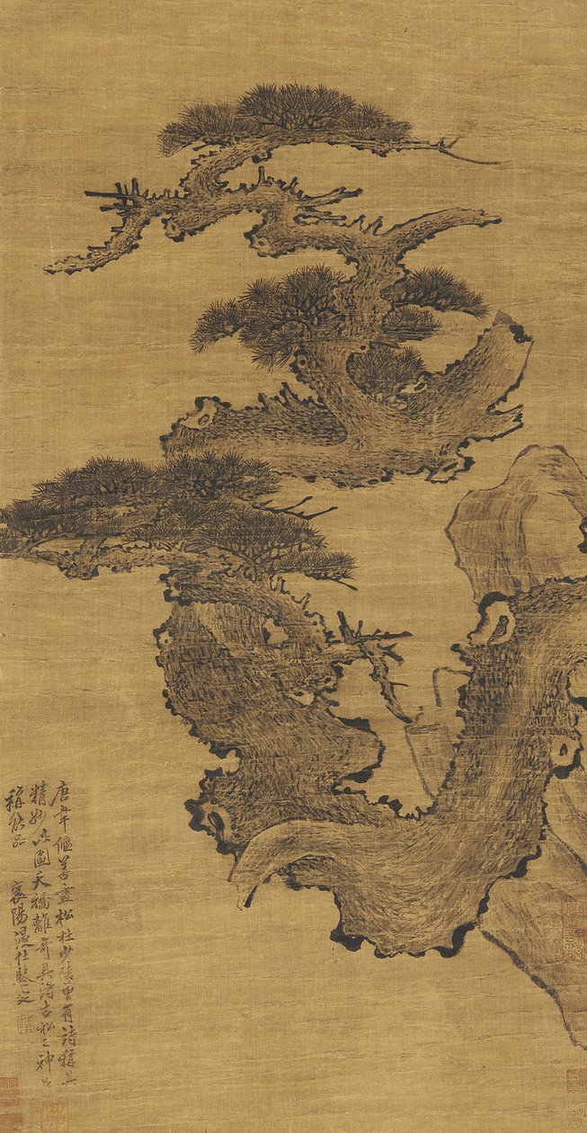 Pino antico, XVII-XVIII secolo da Qing Dynasty Chinese School