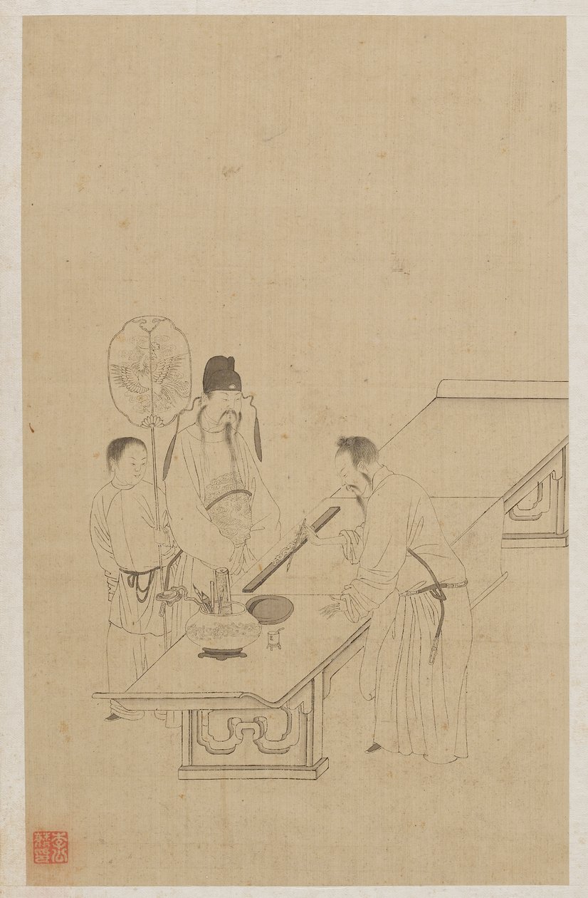 Figure da Qing Dynasty Chinese School