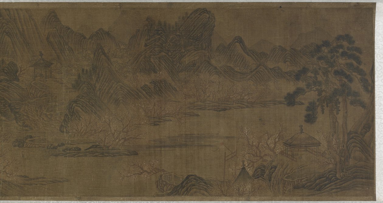 Primavera del fiore di pesco da Qing Dynasty Chinese School