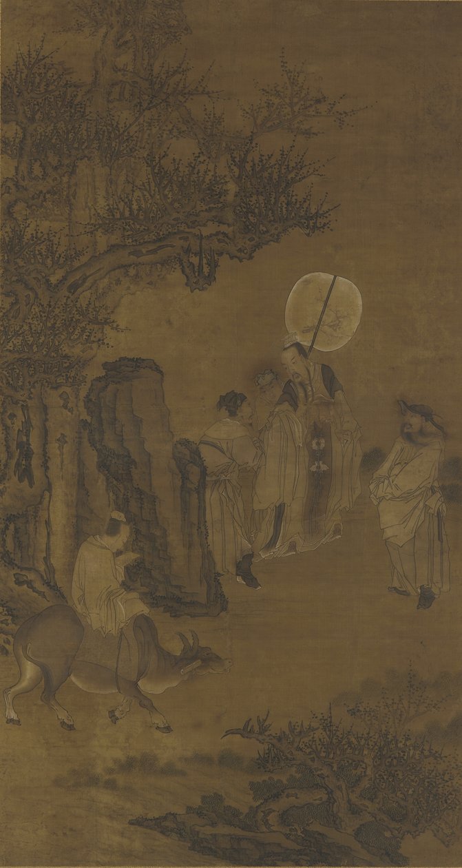 Primo Ministro Yang Su e il giovane studioso, XVII-XVIII secolo da Qing Dynasty Chinese School