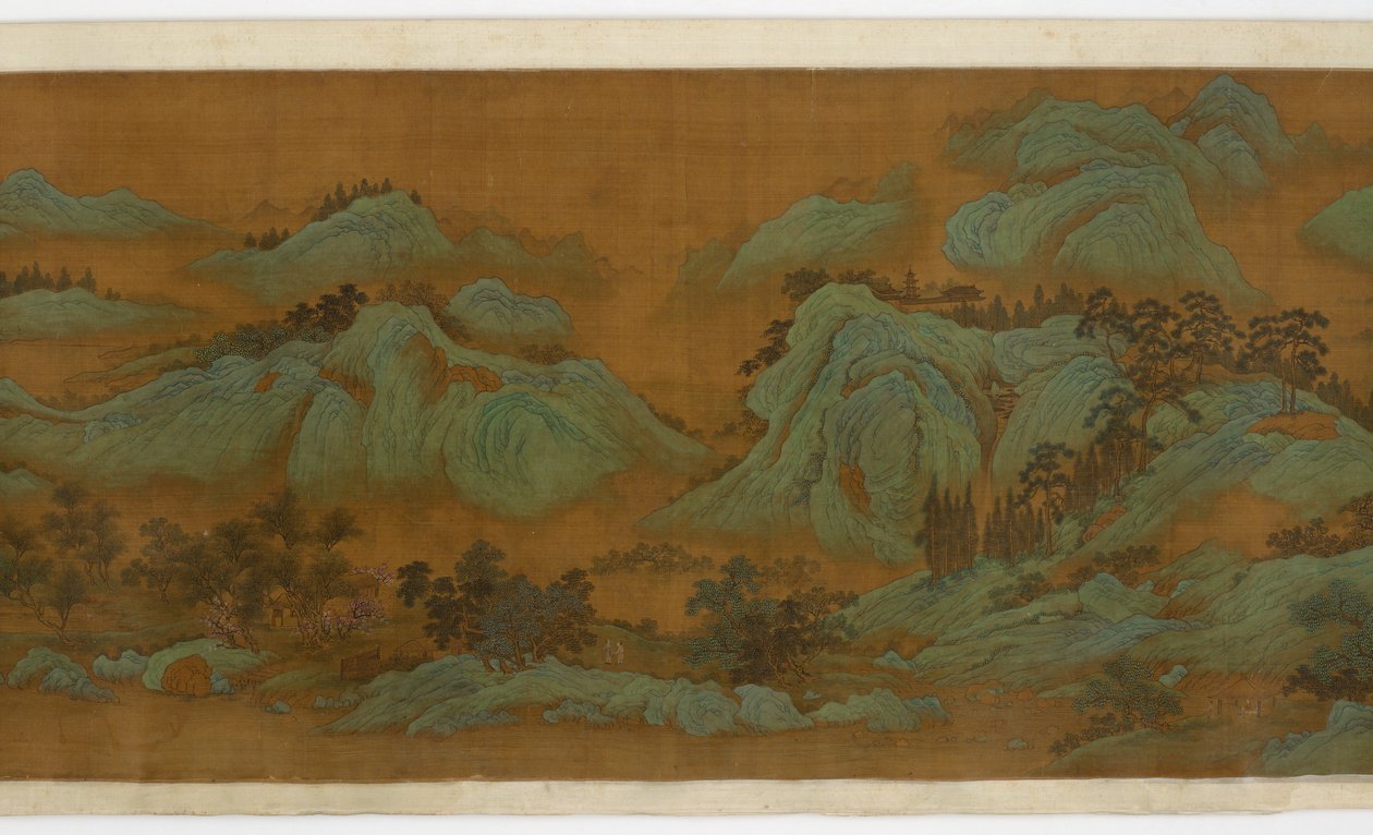 Montagne primaverili, 1644-1911 da Qing Dynasty Chinese School