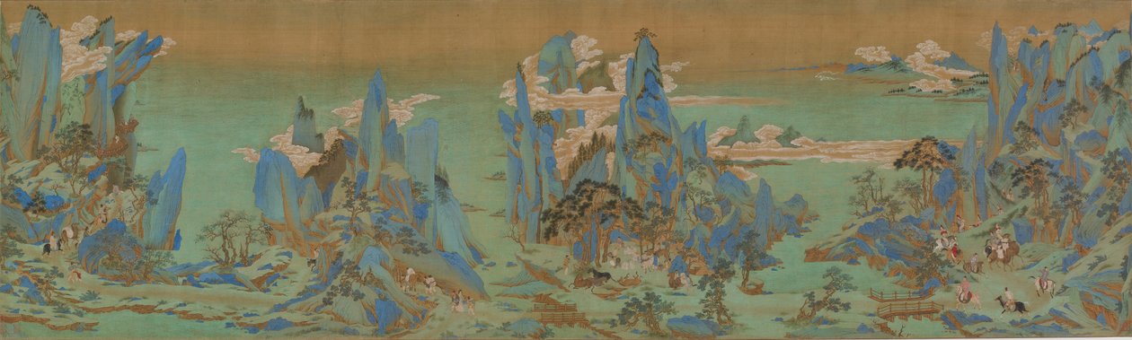 Viaggio a Shu; Lungo da Qiu Ying