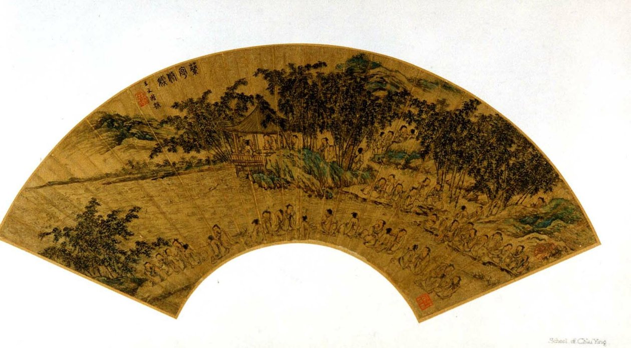 Il raduno al Padiglione delle Orchidee da Qiu Ying
