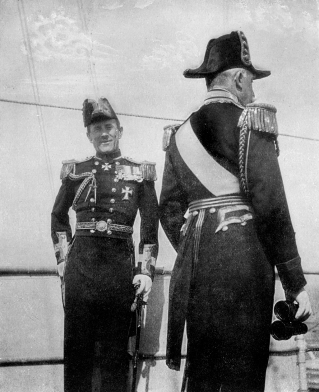 Commodoro Keppel con il Duca di Connaught, 1908 da Queen Alexandra
