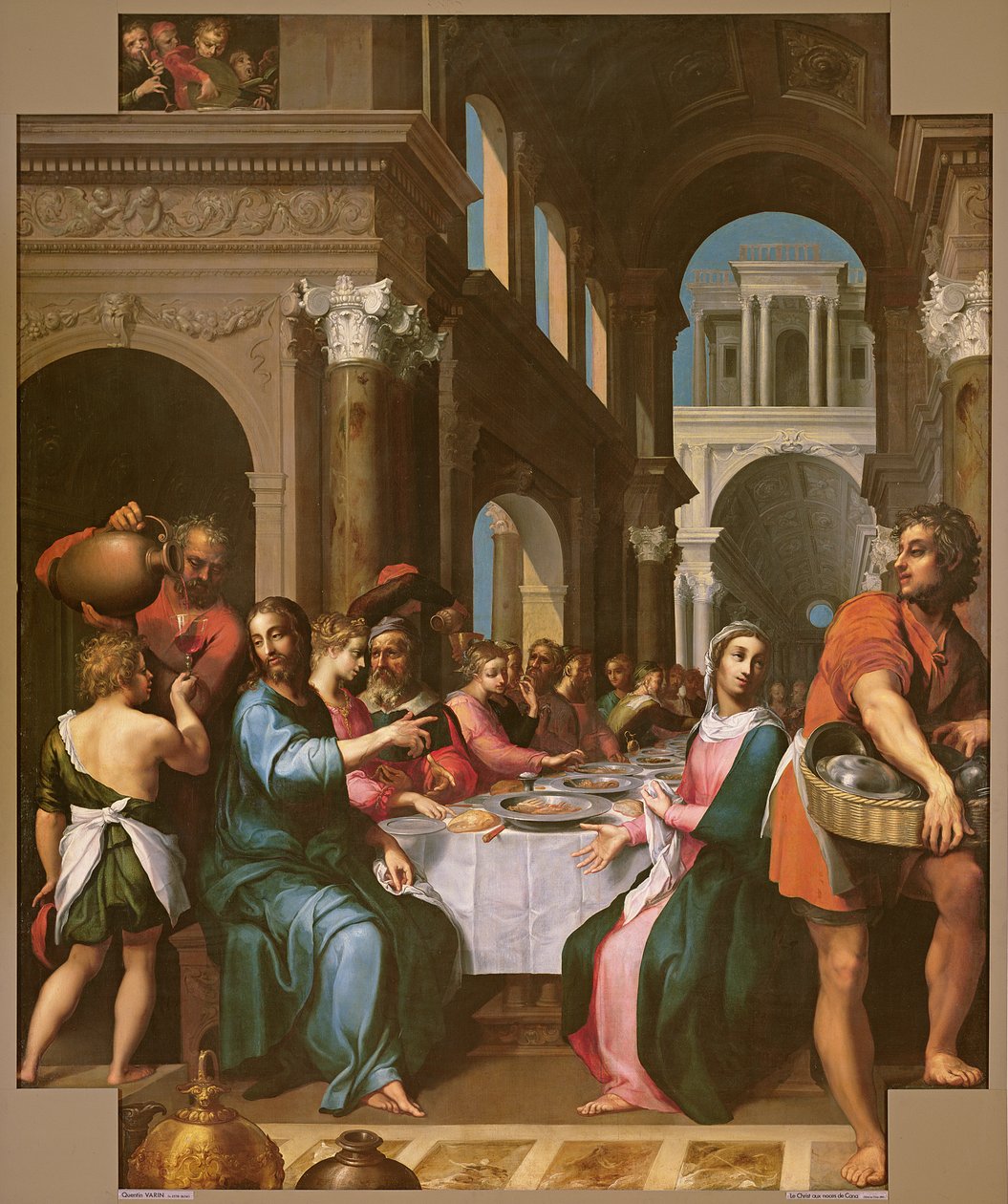 Le nozze di Cana, c.1618-20 da Quentin Varin