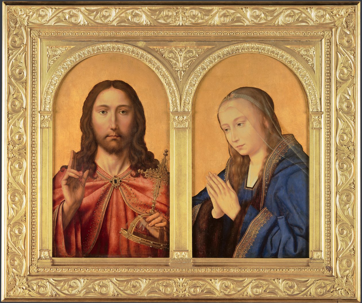 Dittico: Cristo e la Vergine, tra il 1500 e il 1550 da Quentin Massys or Metsys