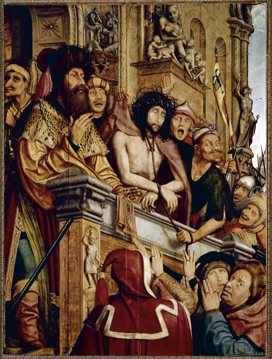 Ecce Homo, Cristo presentato al popolo. da Quentin Massys or Metsys