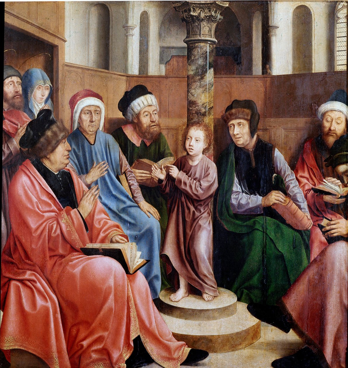 Gesù tra i dottori da Quentin Massys or Metsys