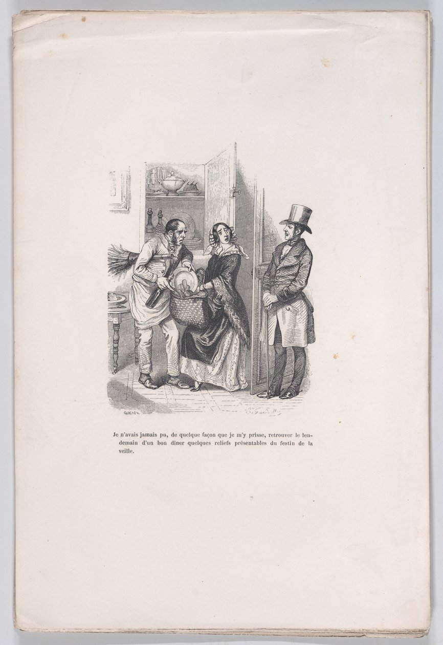 Avanzi delle piccole miserie della vita umana (1843) da Quichon