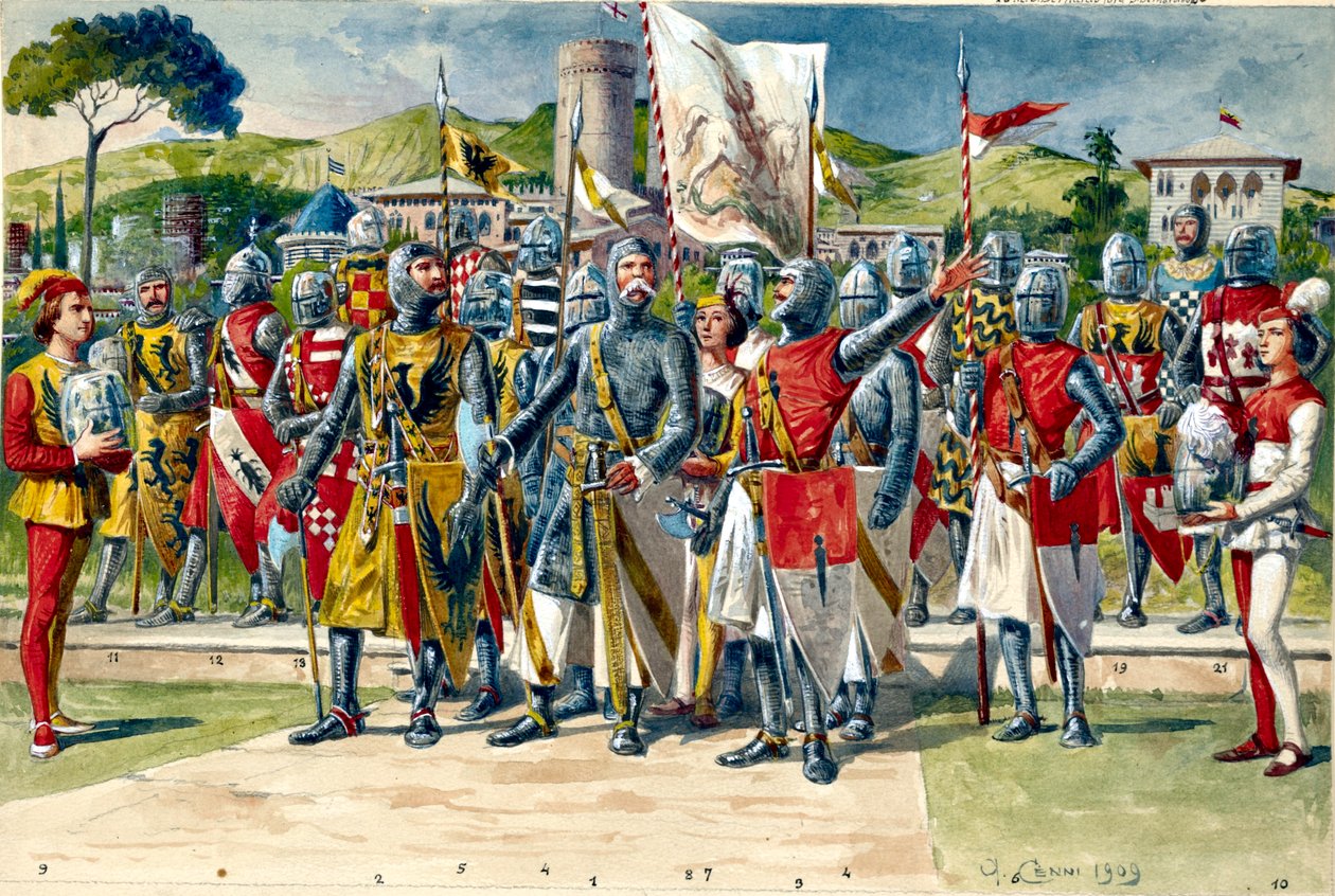 Leader, cavalieri e soldati della Repubblica di Genova e delle sue famiglie principali, ultimo quarto del XIII secolo da Quinto Cenni
