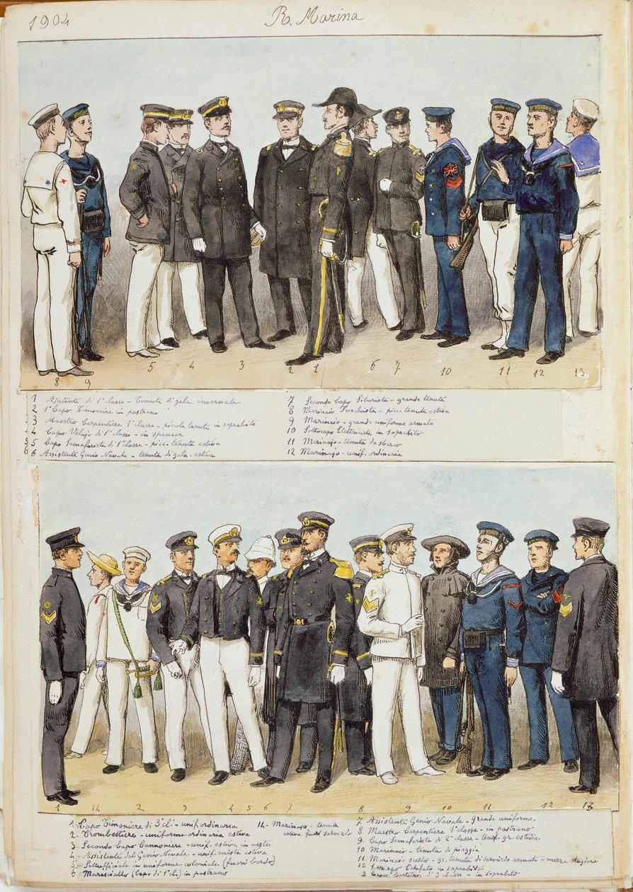 Uniformi della Marina Reale del Regno d