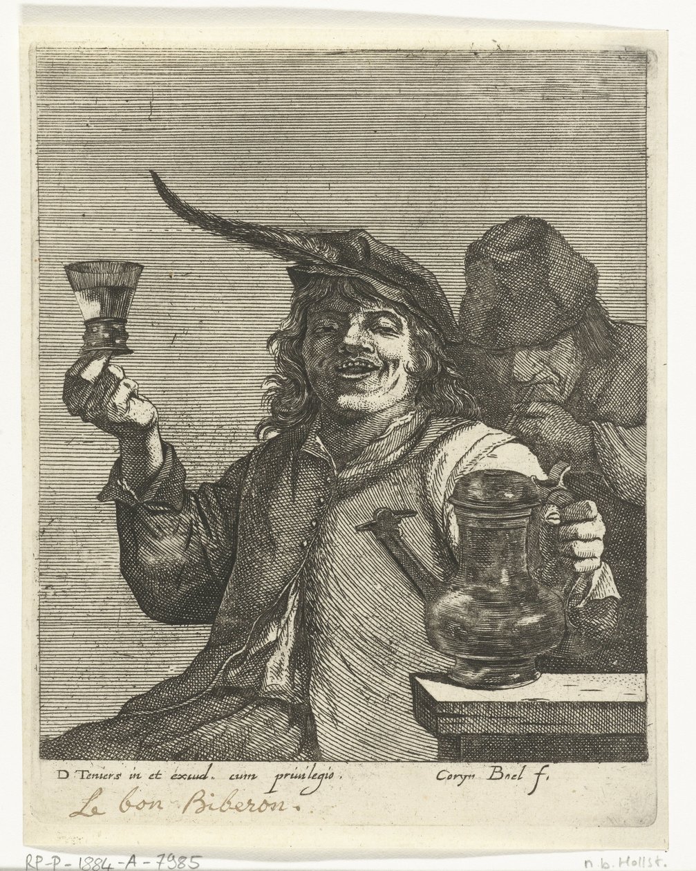 Uomo che beve da Quirin Boel