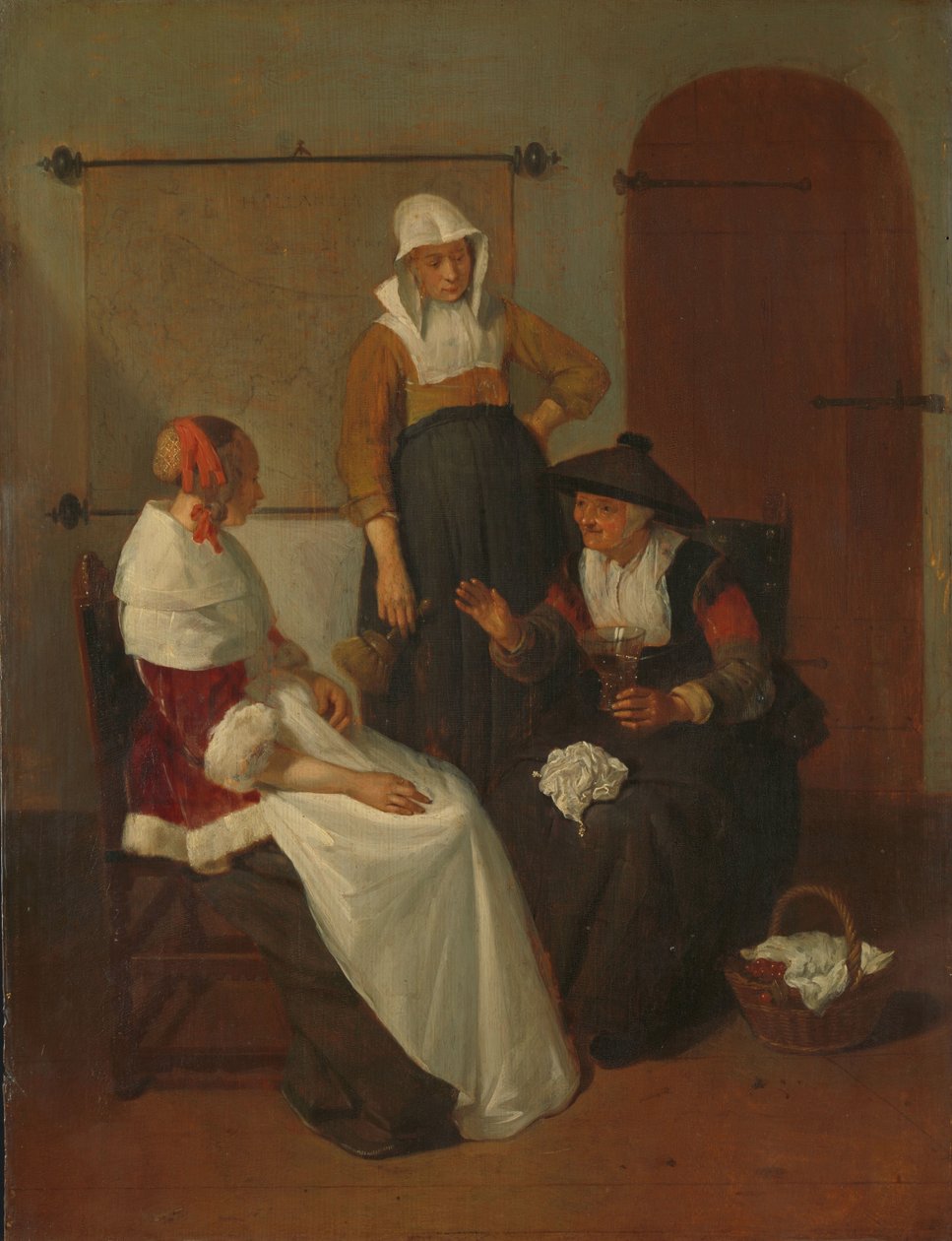 Una chiacchierata confidenziale da Quiringh Gerritsz. van Brekelenkam