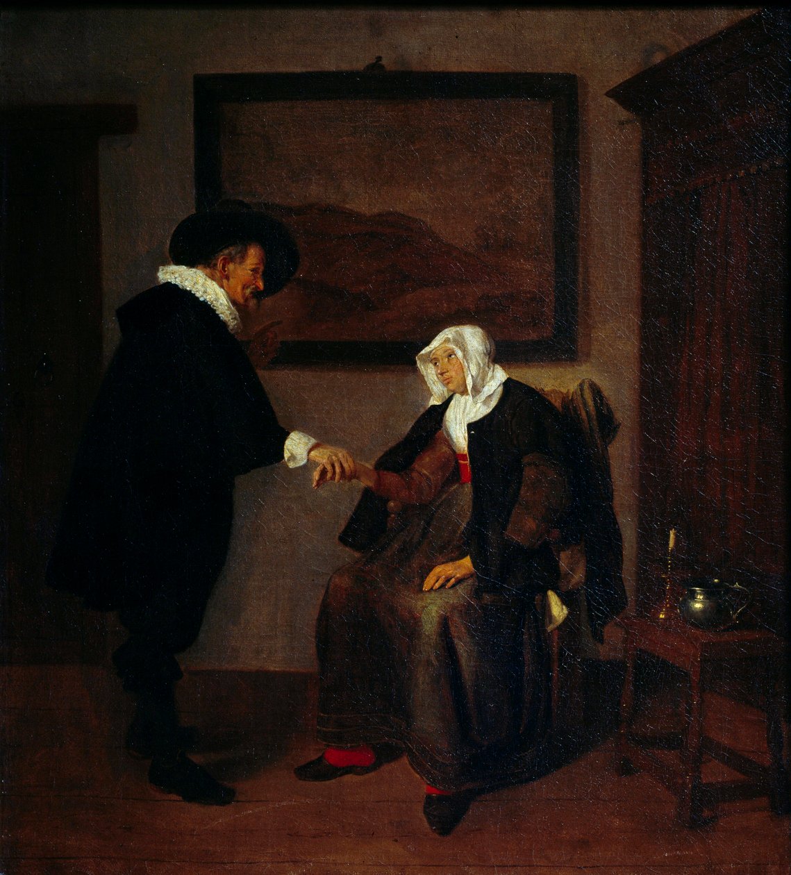 Consultazione da Quiringh Gerritsz. van Brekelenkam