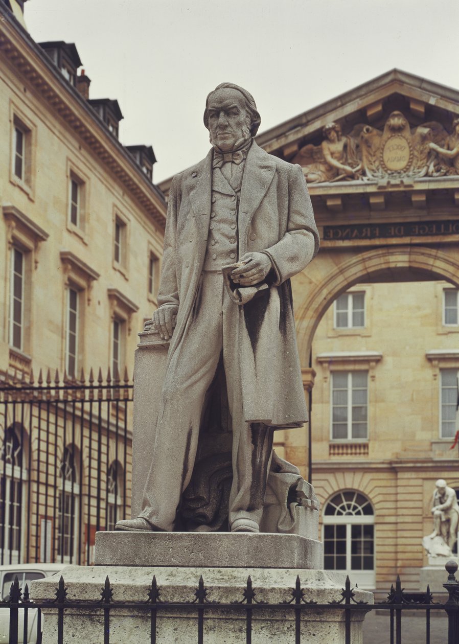 Statua di Claude Bernard (1813-78) fuori dal College de France da R. Coudegues