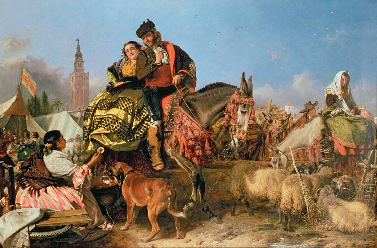 Fiera a Siviglia da R. and Phillip, John Ansdell