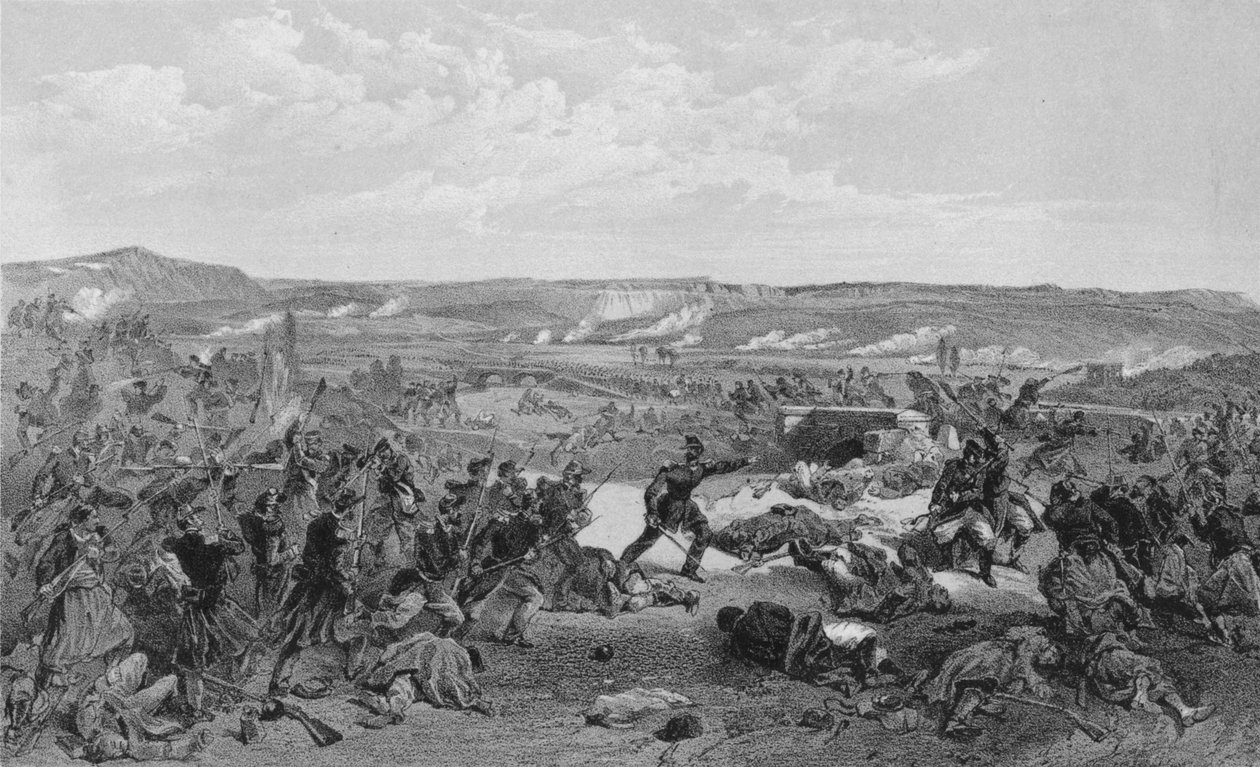 Battaglia del Tchernaya, 16 agosto 1855 da RM Bryson