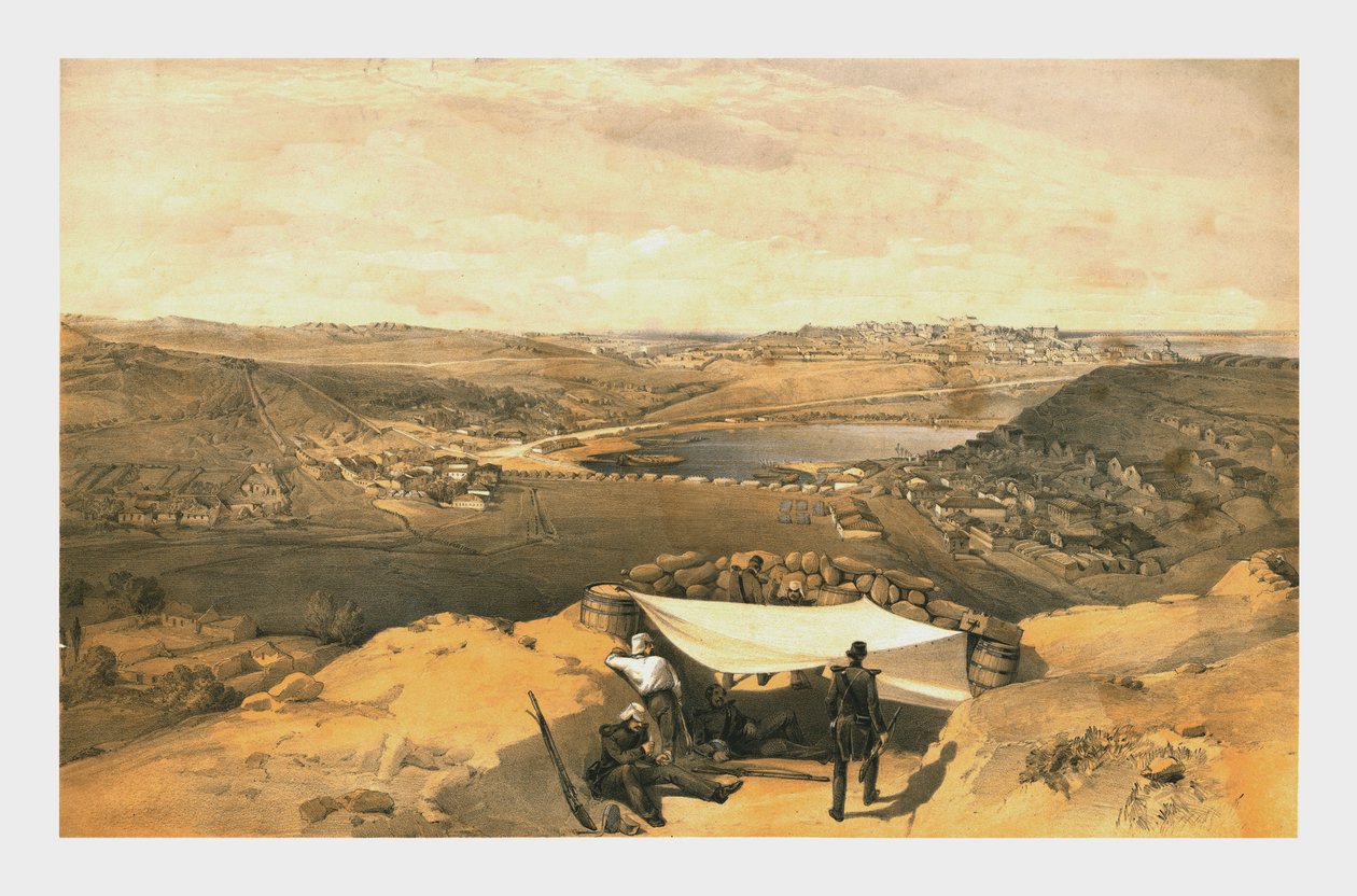 Le batterie della città di Sebastopoli dall