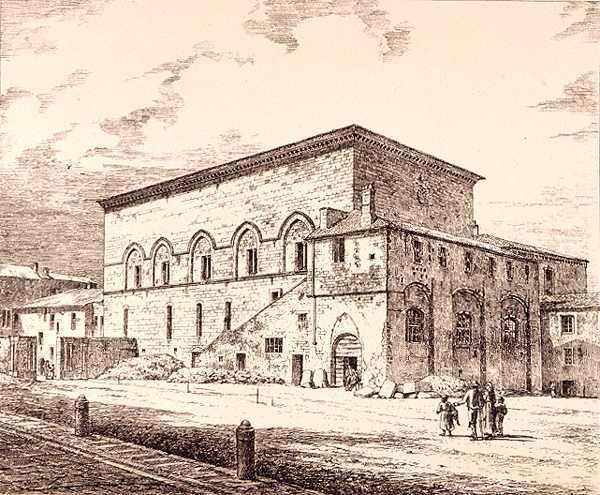 Resti del Palazzo dei Papi, Orvieto, Italia, da 