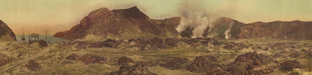Baia del Cratere, Isola Bianca, Nuova Zelanda da R. P. Moore