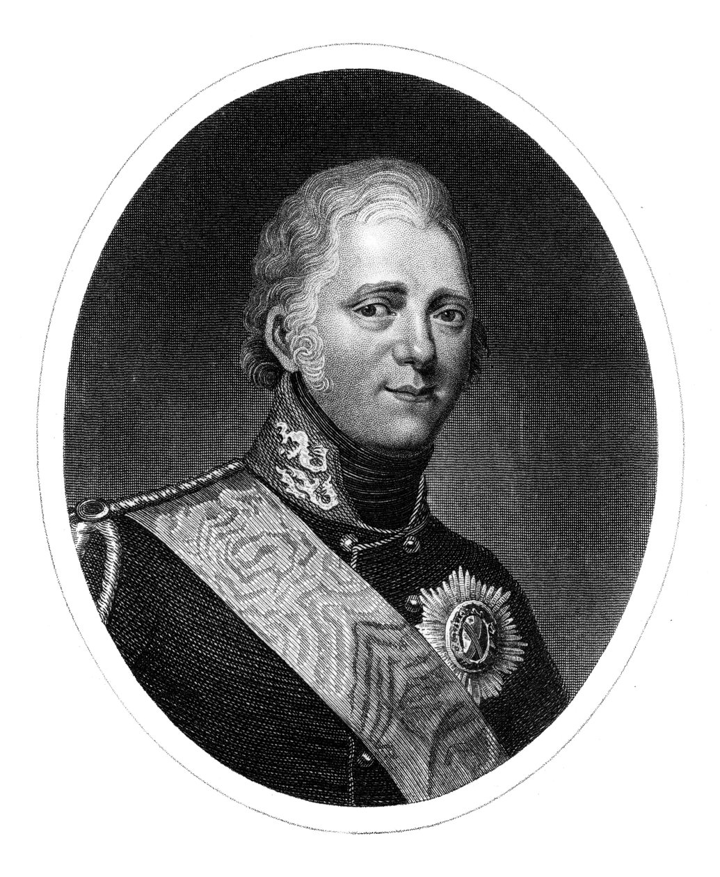 Alessandro I, Zar di Russia, 1826 da R. Page