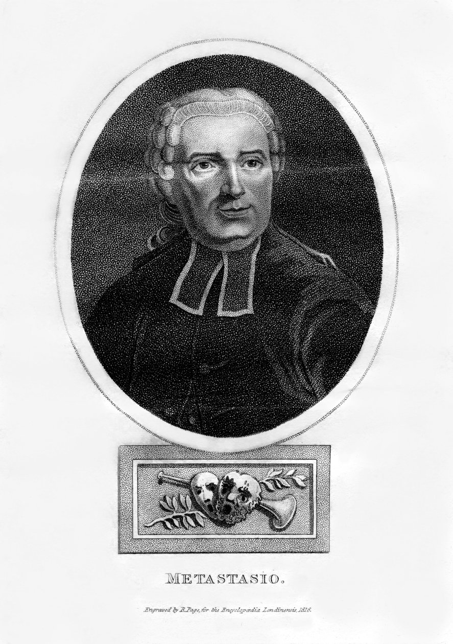 Metastasio, poeta italiano, 1816 da R. Page