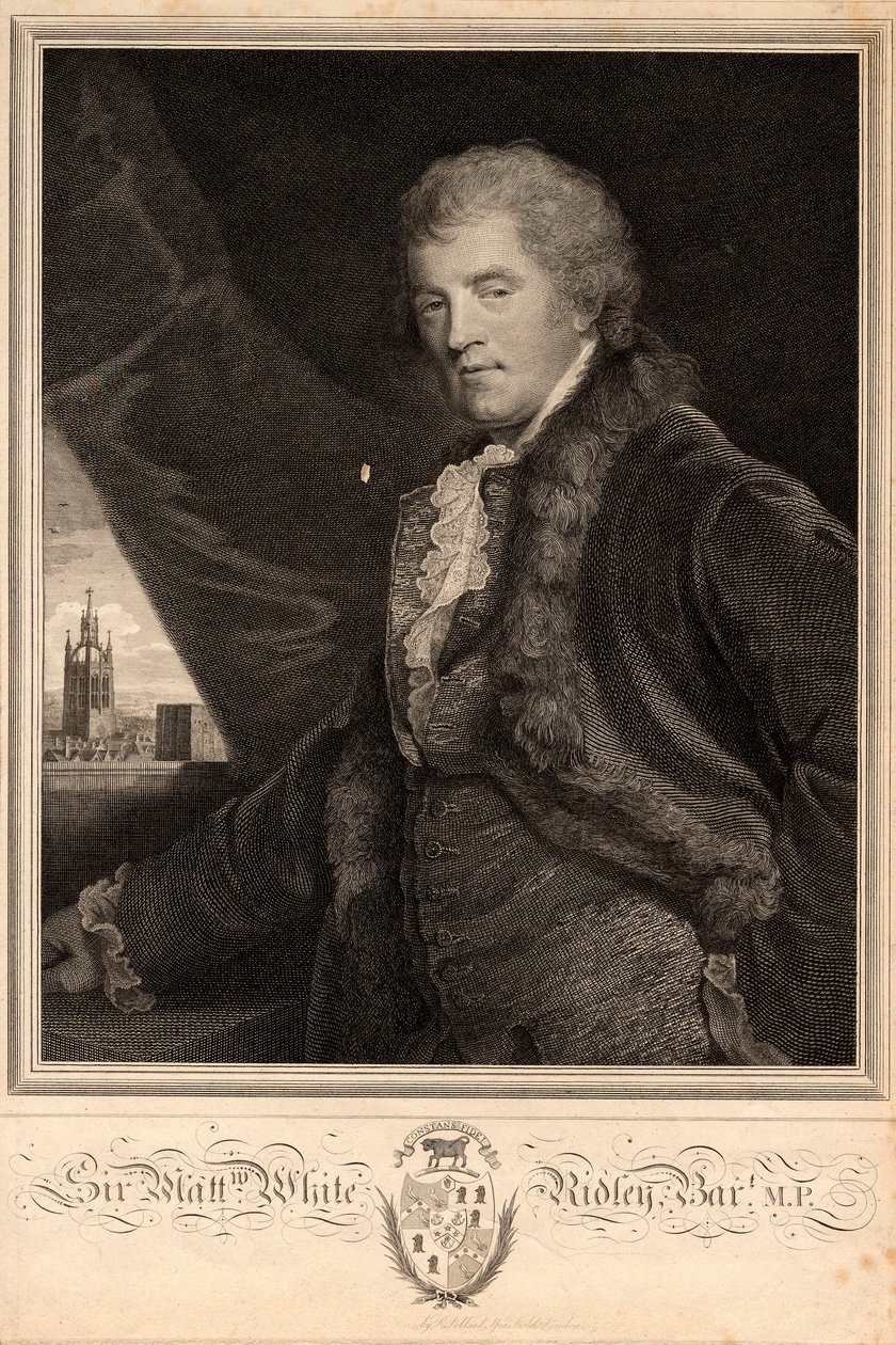 Sir Matthew White Ridley da R. Pollard