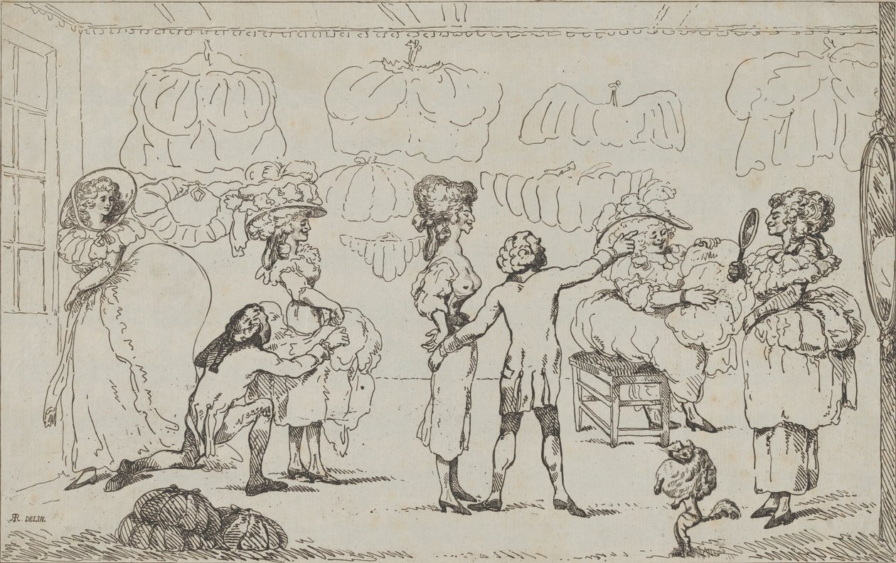 Il negozio di straccioni, 11 luglio 1785 da R. Rushworth.