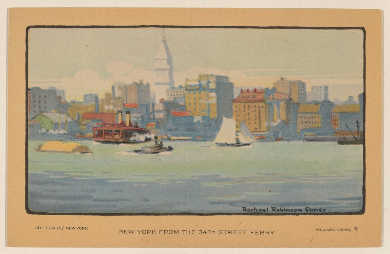 New York dal Traghetto della 34ª Strada da Rachael Robinson Elmer